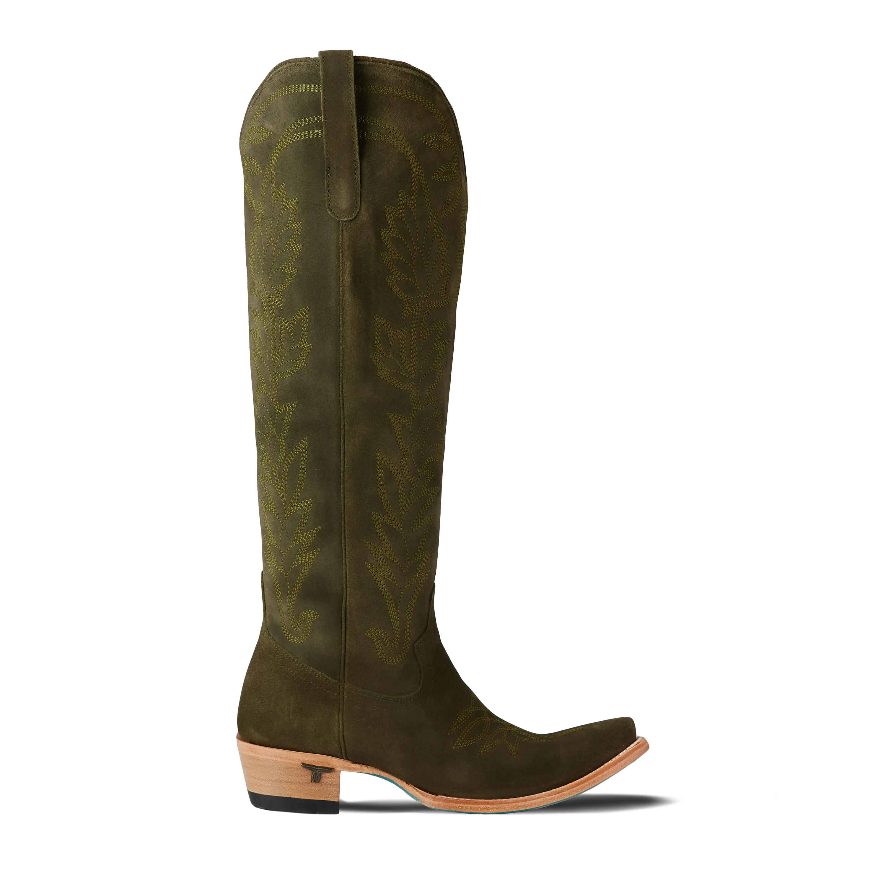 Sandaga Knee High - Olive Suede