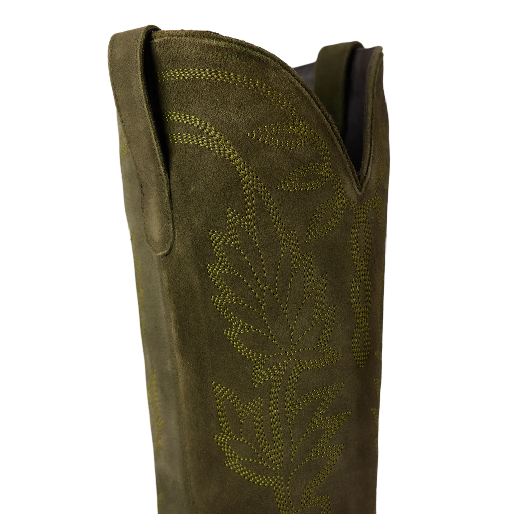 Sandaga Knee High - Olive Suede
