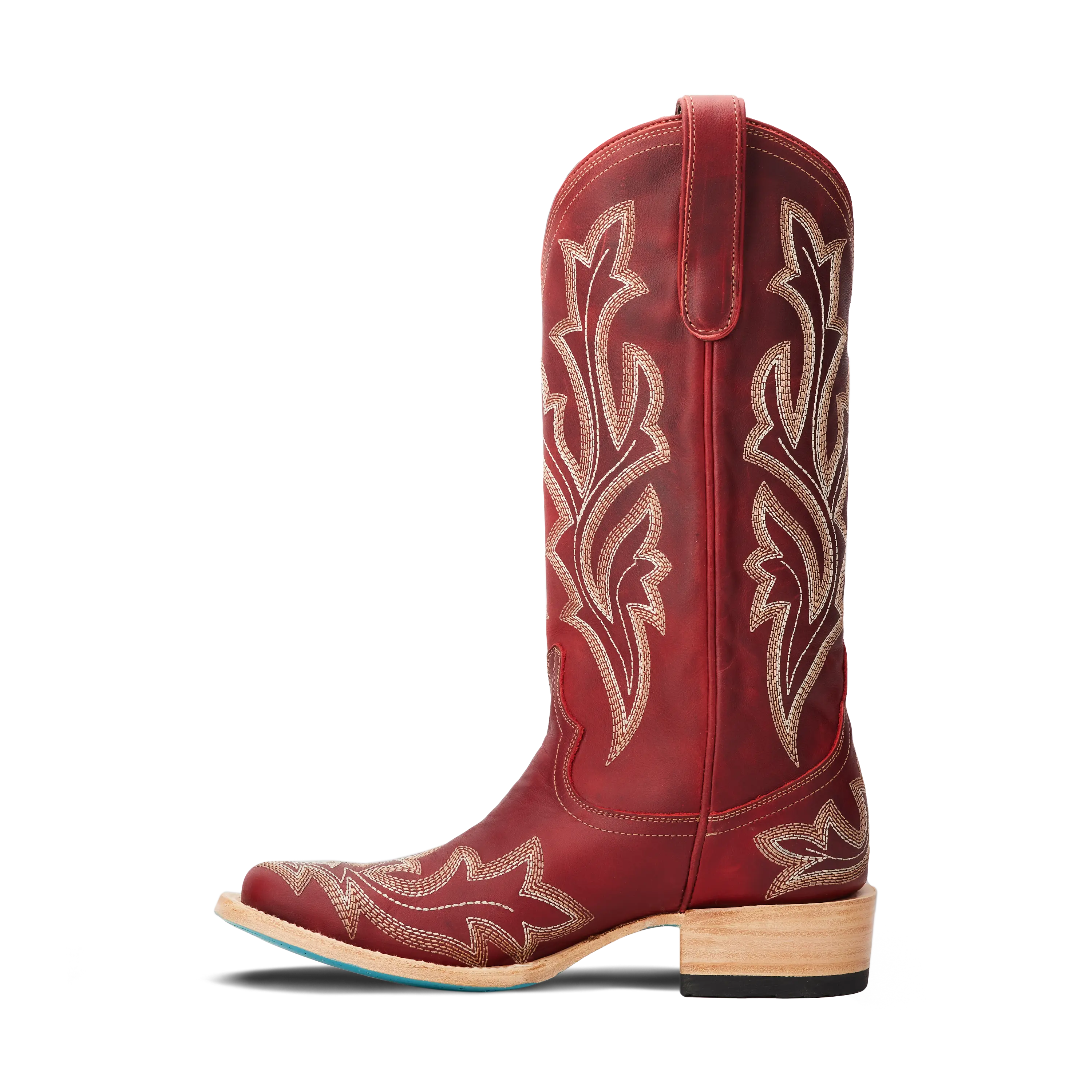 Saratoga Square Boot - Smoldering Ruby