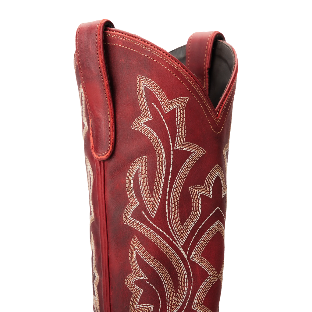 Saratoga Square Boot - Smoldering Ruby