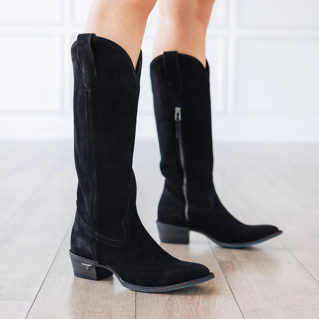 Plain Jane Boot - Soft Black Suede **Final Sale**