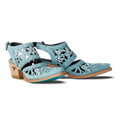 Robin Cut Out Slingback Mule - Powder Blue