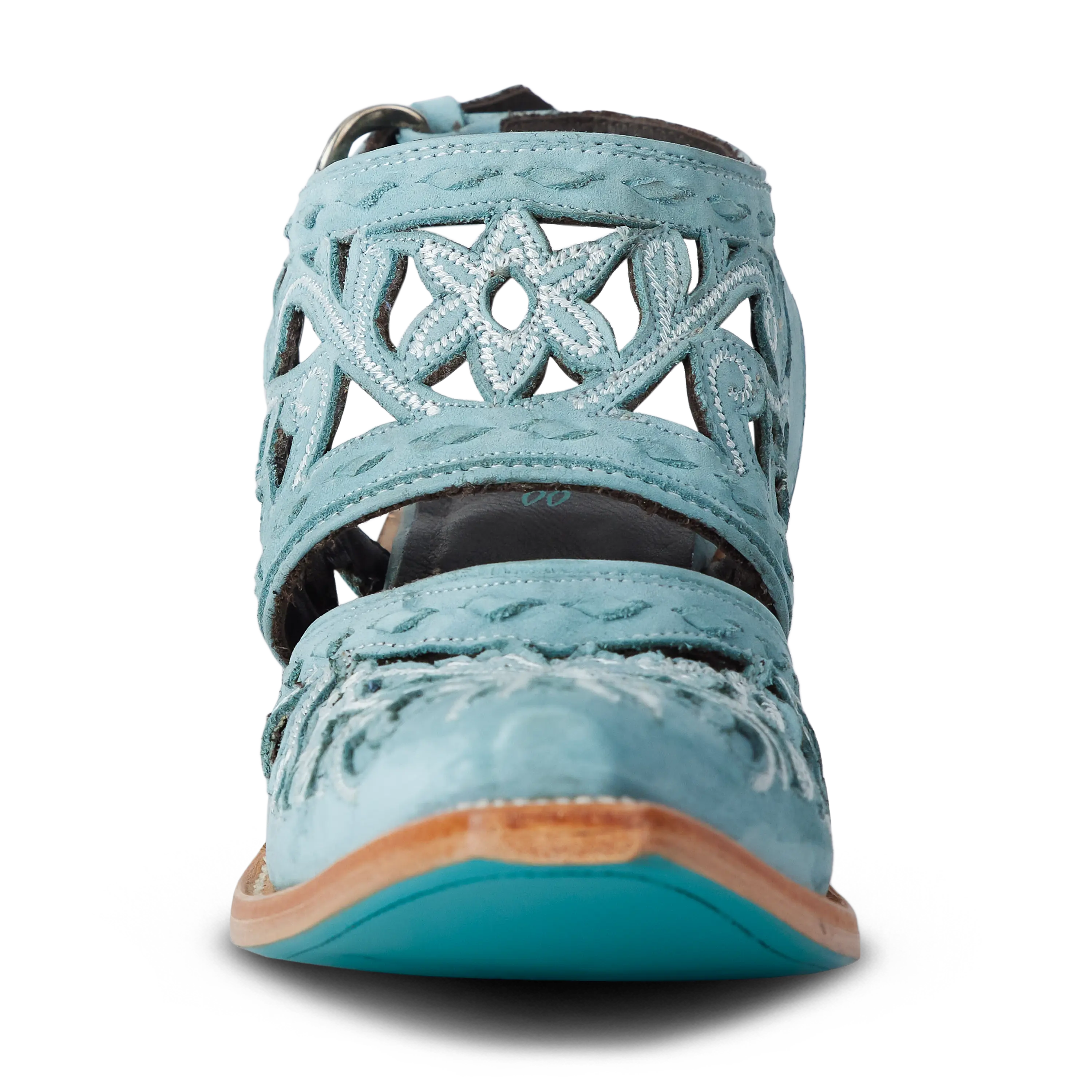 Robin Cut Out Slingback Mule - Powder Blue