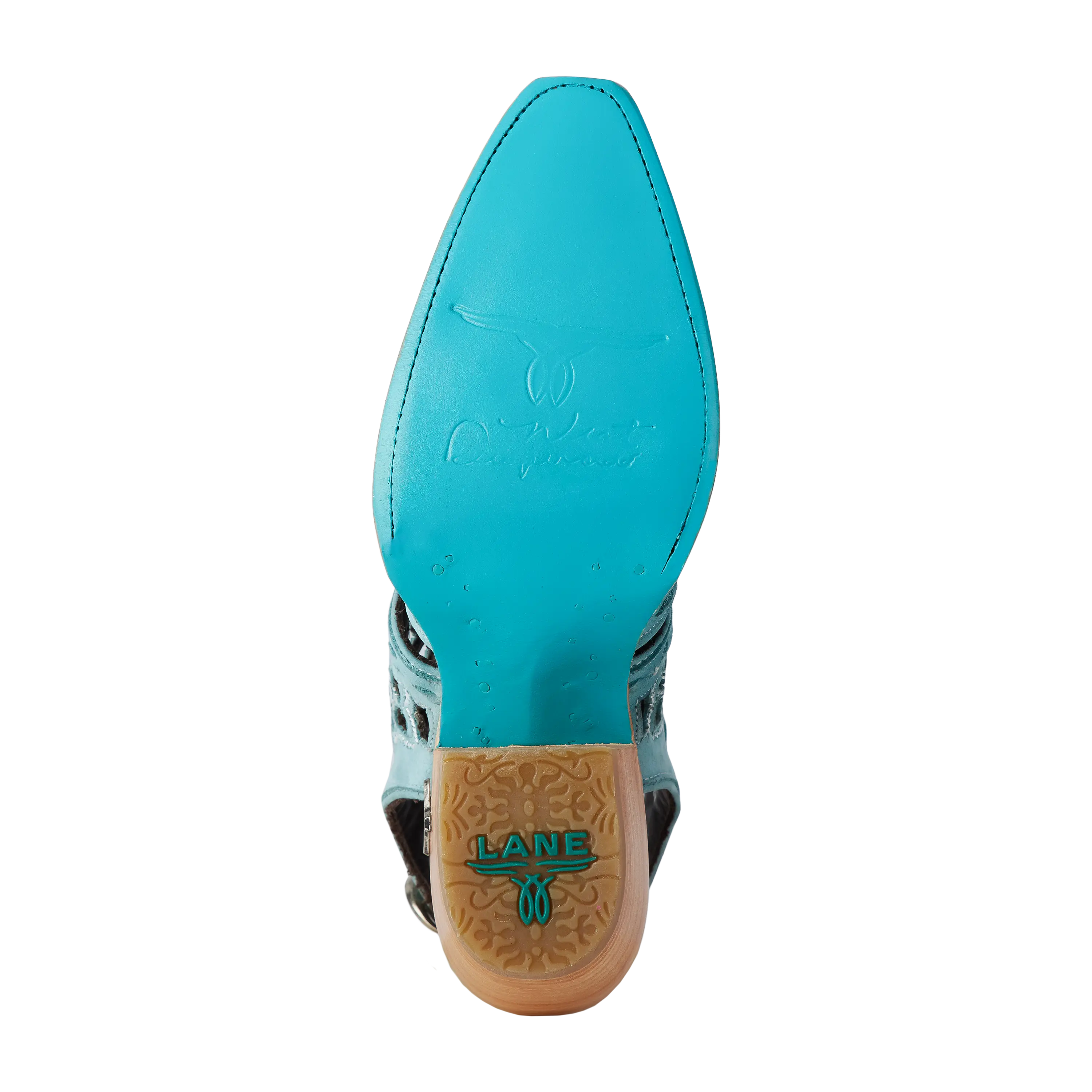 Robin Cut Out Slingback Mule - Powder Blue