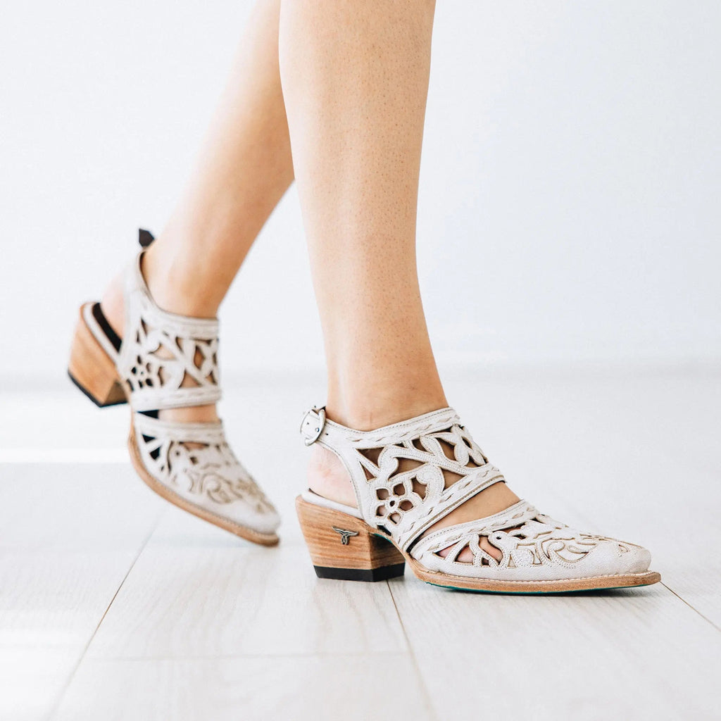 Robin Cut Out Slingback Mule - Ceramic Crackle