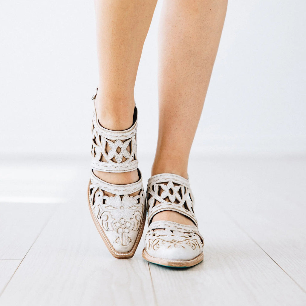 Robin Cut Out Slingback Mule - Ceramic Crackle