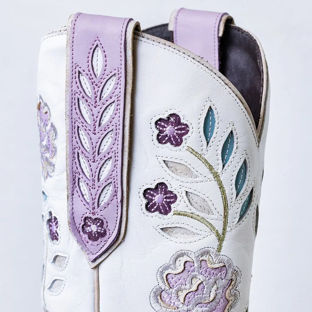 Kenzie Boot - Lovely Lavender/Matte White