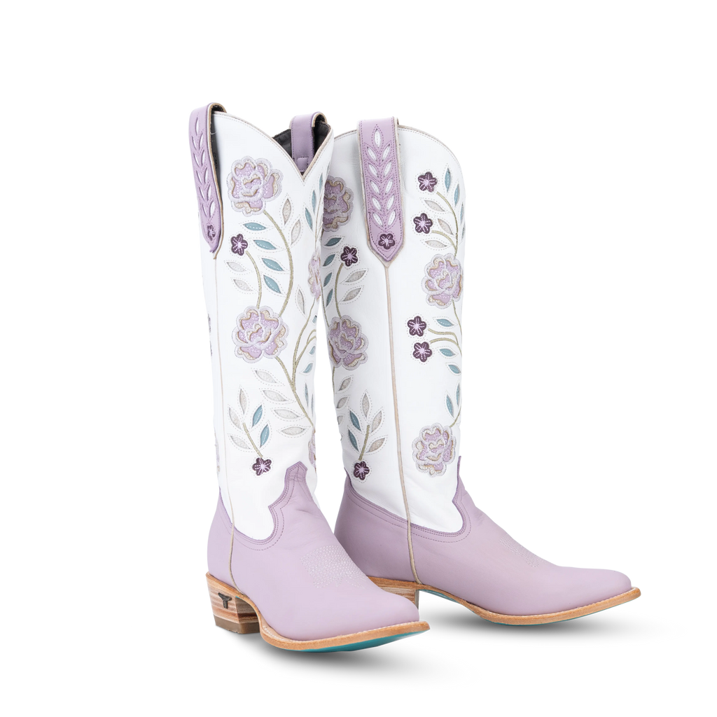 Kenzie Boot - Lovely Lavender/Matte White