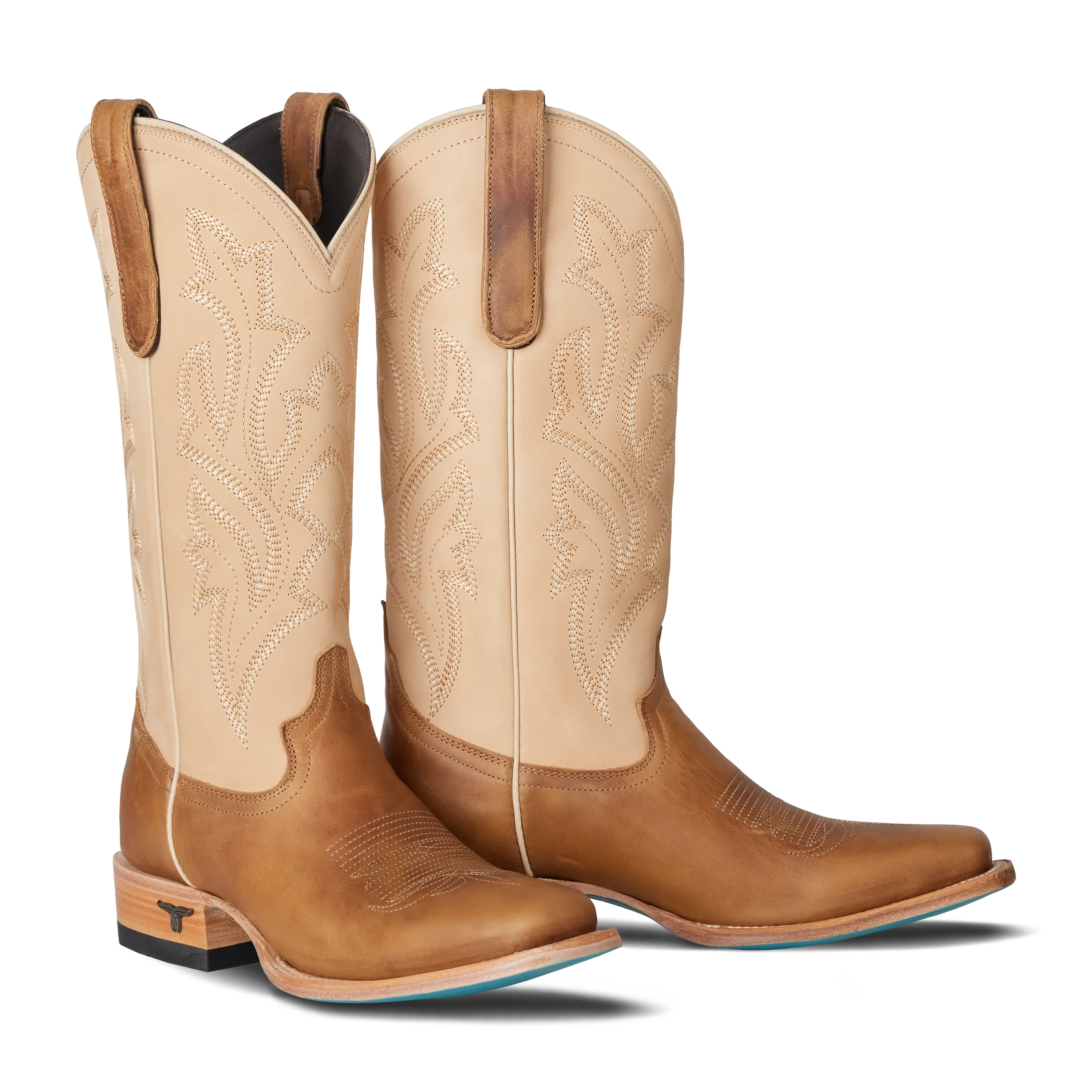 Classic Square Boot - Desert Clay & Pale Ivory