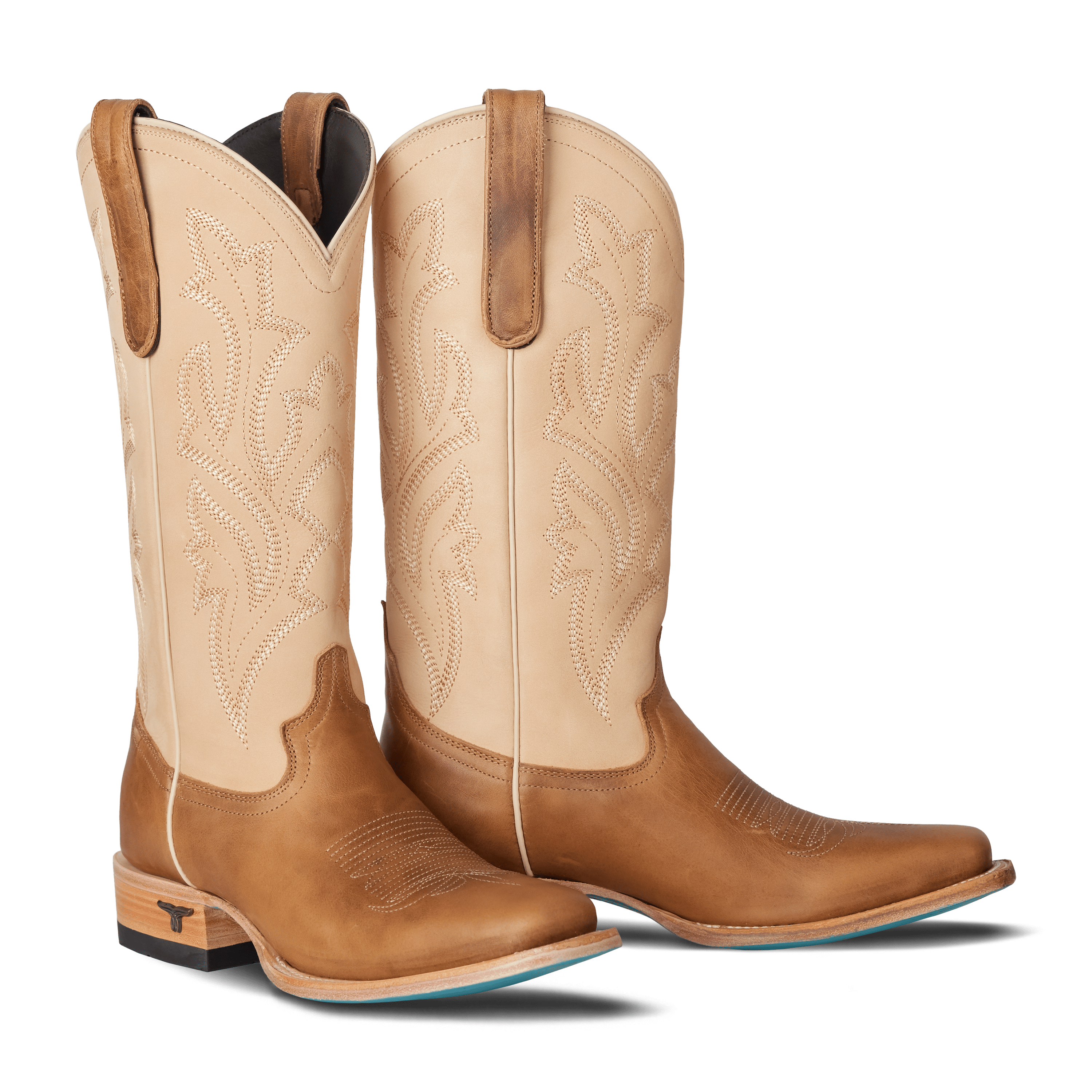 Classic Square Boot - Desert Clay & Pale Ivory