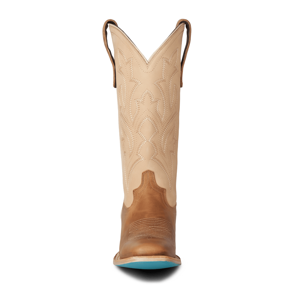 Classic Square Boot - Desert Clay & Pale Ivory