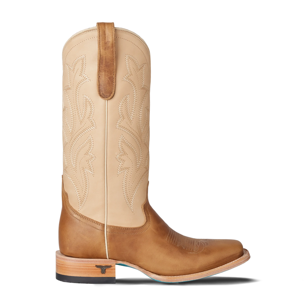 Classic Square Boot - Desert Clay & Pale Ivory