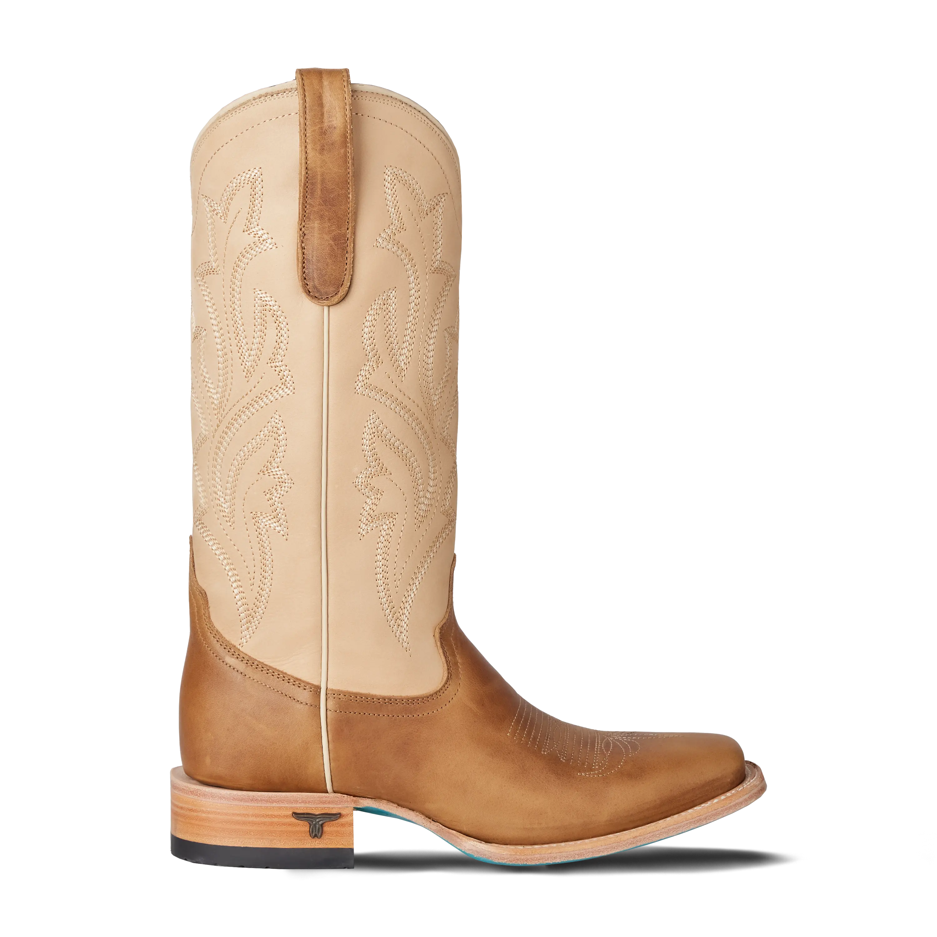 Classic Square Boot - Desert Clay & Pale Ivory