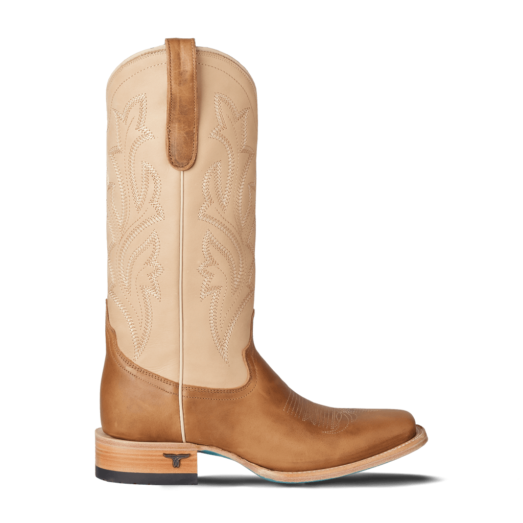 Classic Square Boot - Desert Clay & Pale Ivory