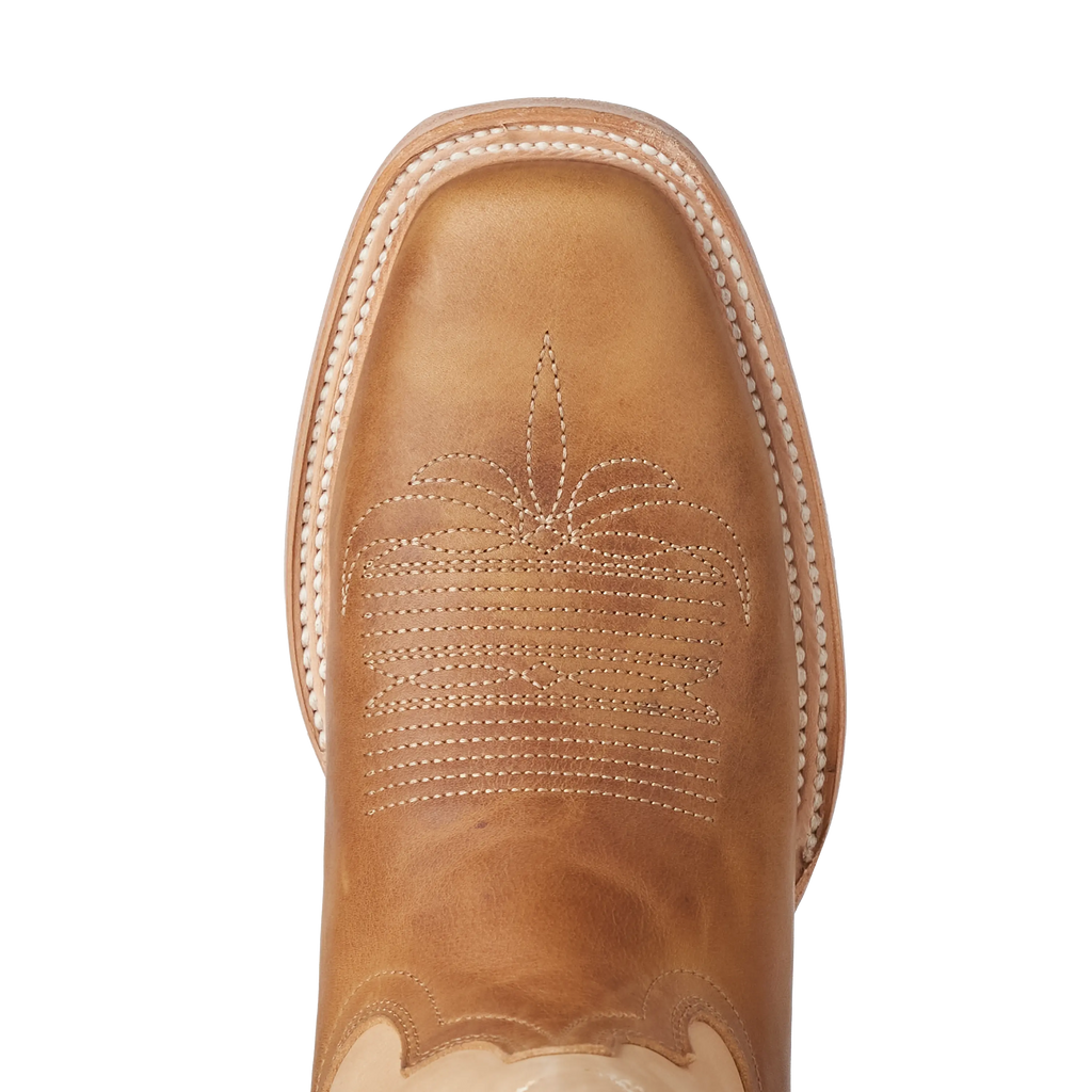 Classic Square Boot - Desert Clay & Pale Ivory