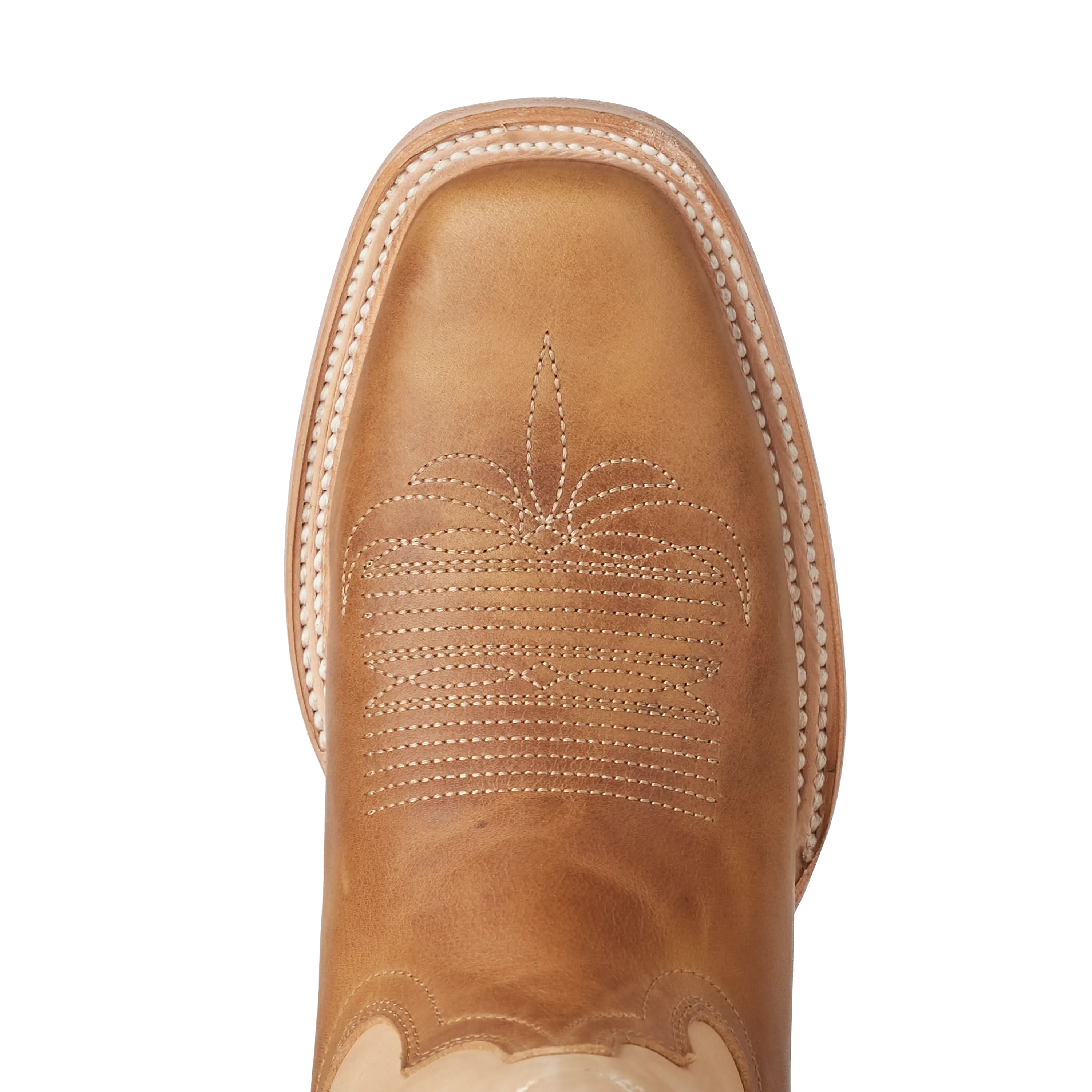Classic Square Boot - Desert Clay & Pale Ivory