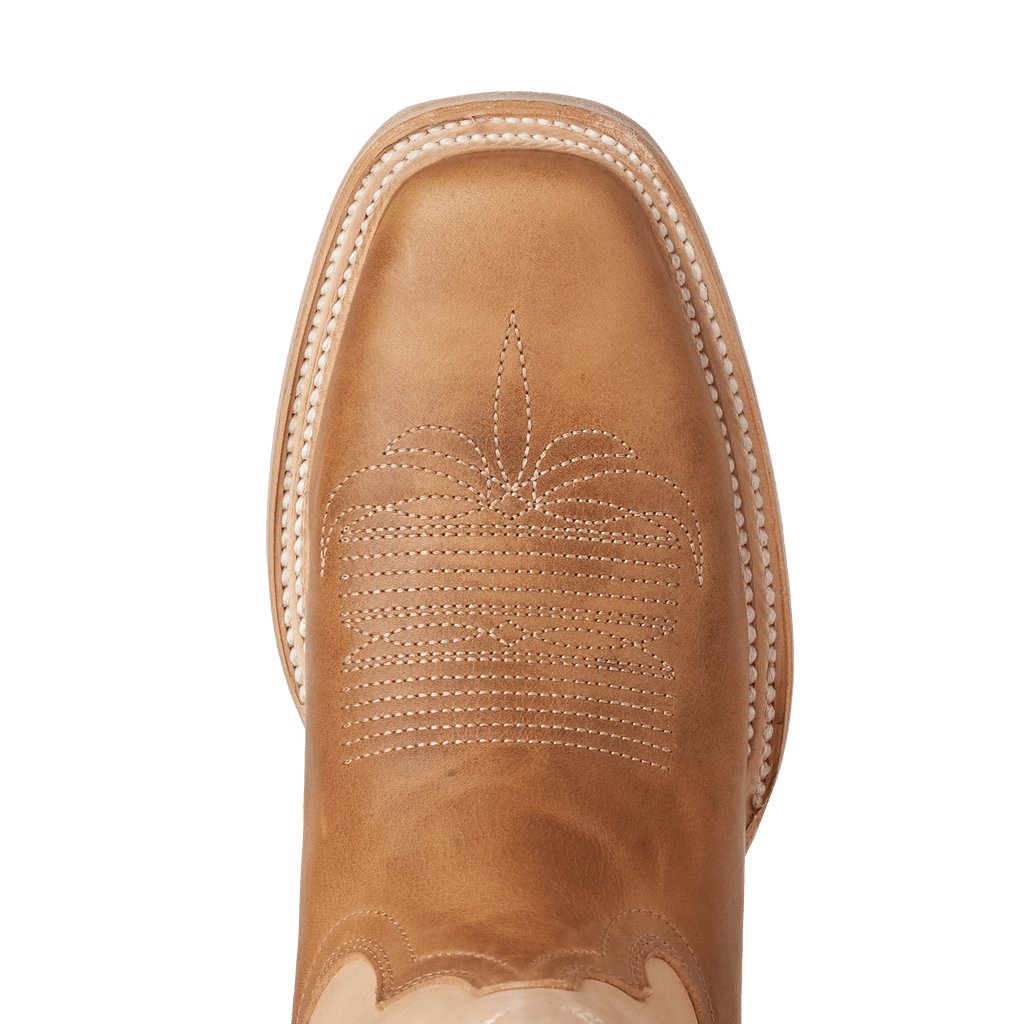 Classic Square Boot - Desert Clay & Pale Ivory