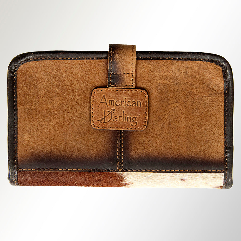 American Darling Western Hair-On Cowhide Leather Wallet & Organiser