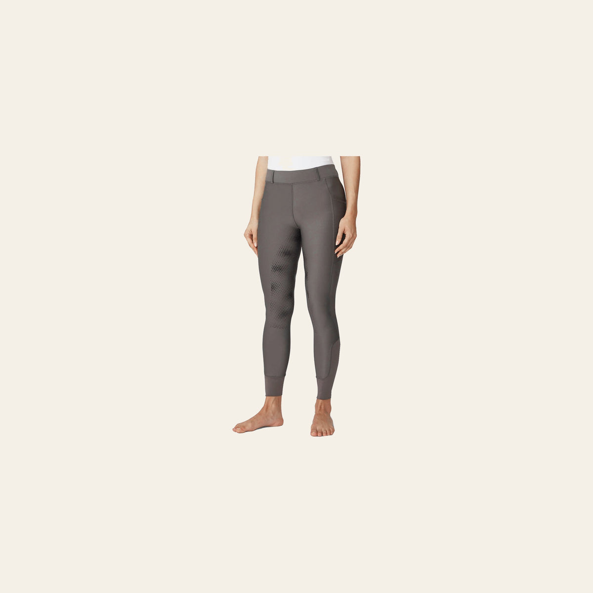 28 In OVATION American stylish Women's Equinox Full Seat Tight - Steel Grey