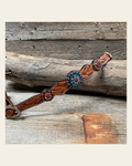 Light Oil Floral Wither Strap #WS111 on a warm cream background