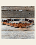 Light Oil Floral Wither Strap #WSFL on a warm cream background