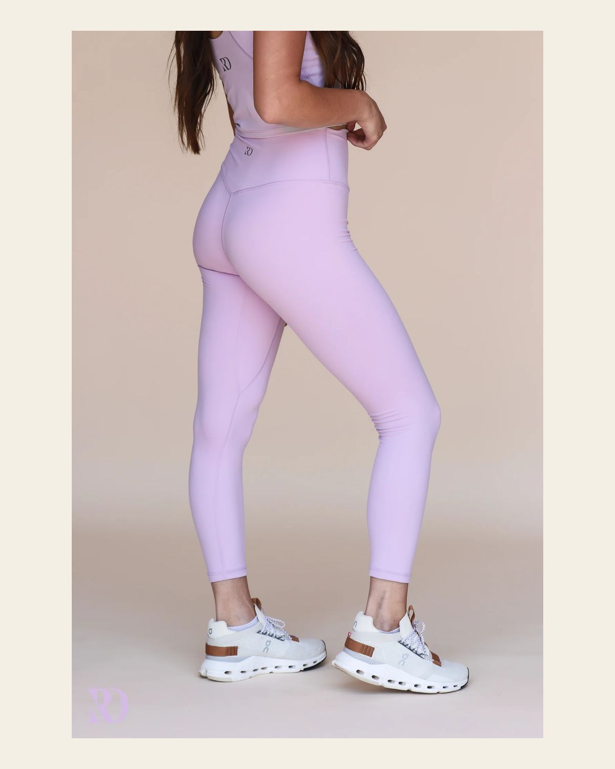 Vital Leggings | Lilac on a warm cream background