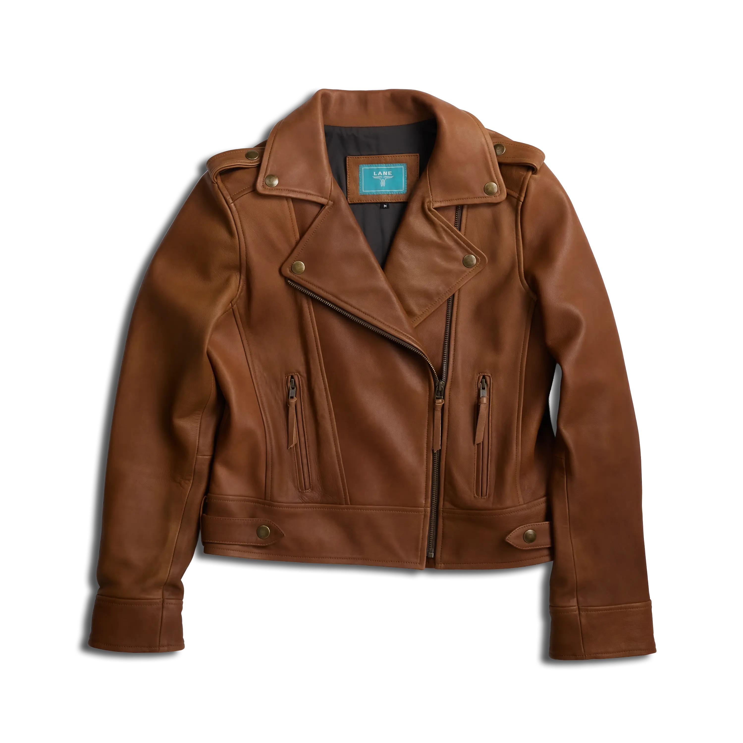 Basic Biker Jacket - Desert Clay Brown Leather