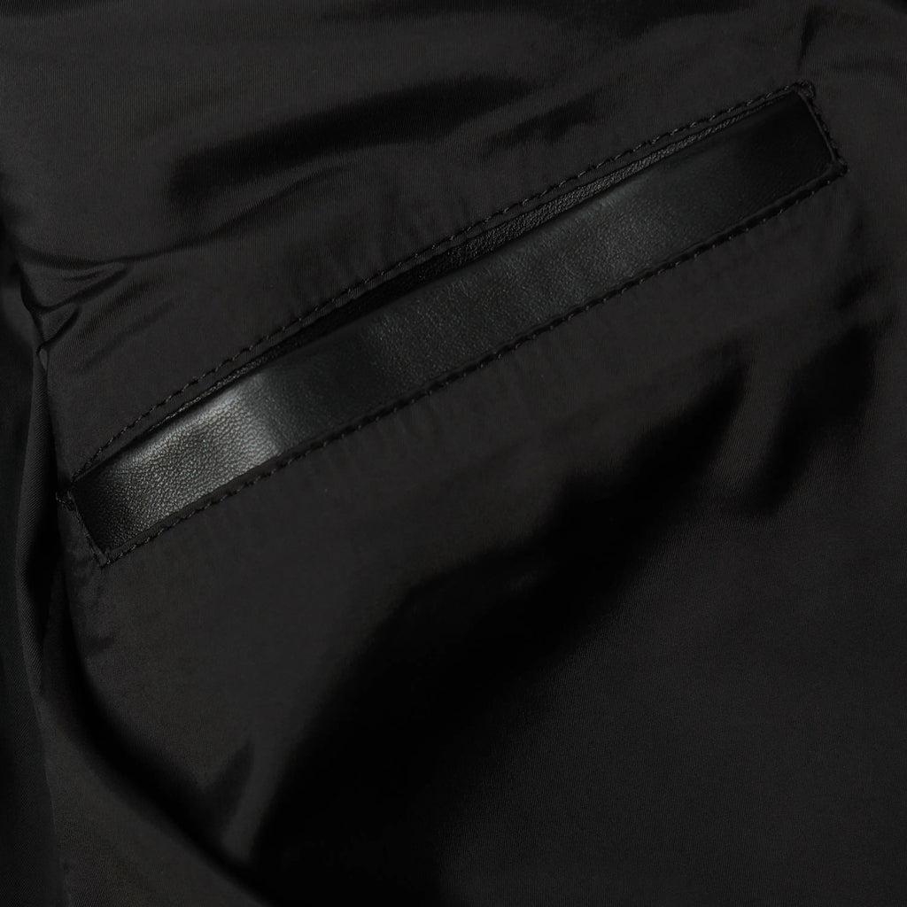 Basic Biker Jacket - Jet Black Leather