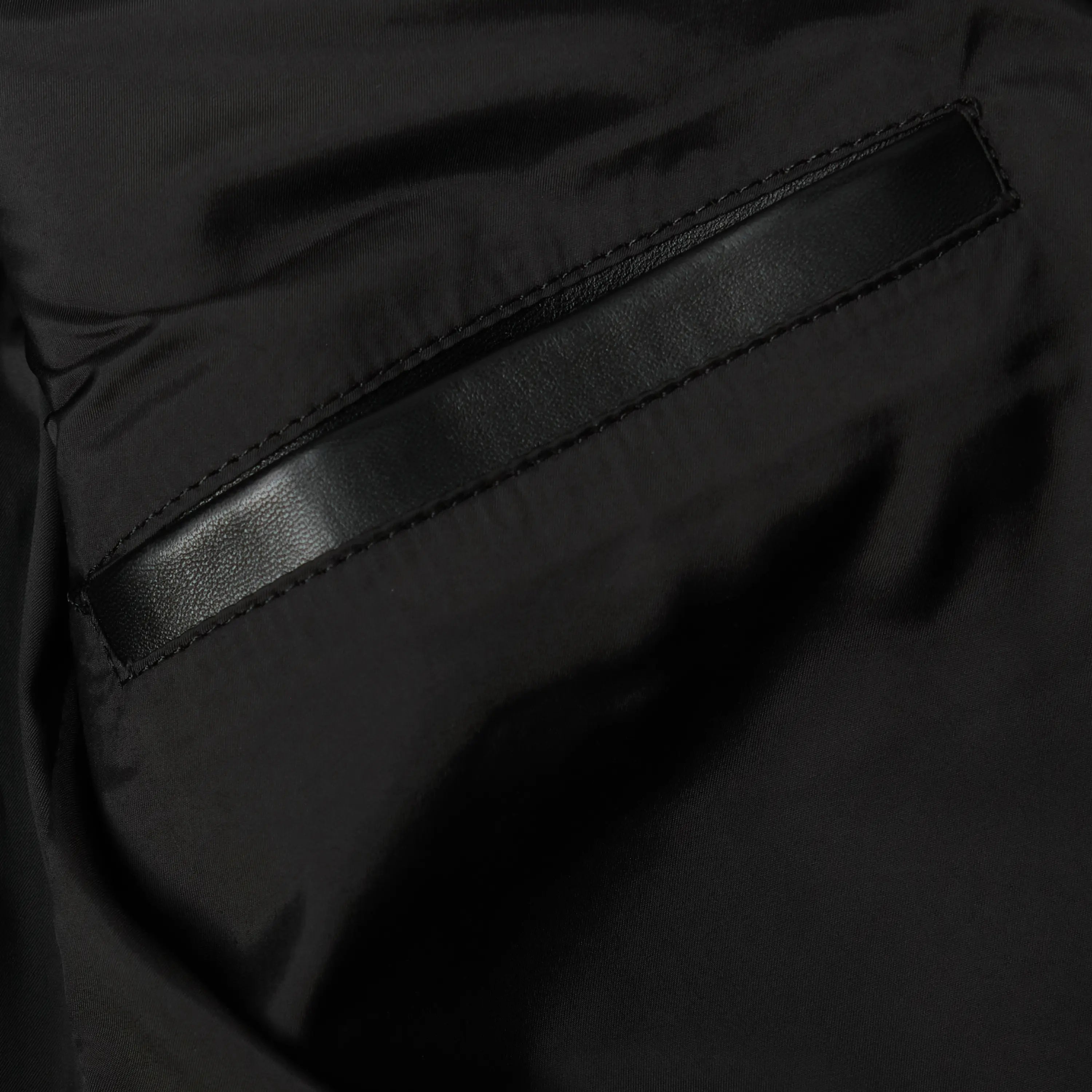 Basic Biker Jacket - Jet Black Leather