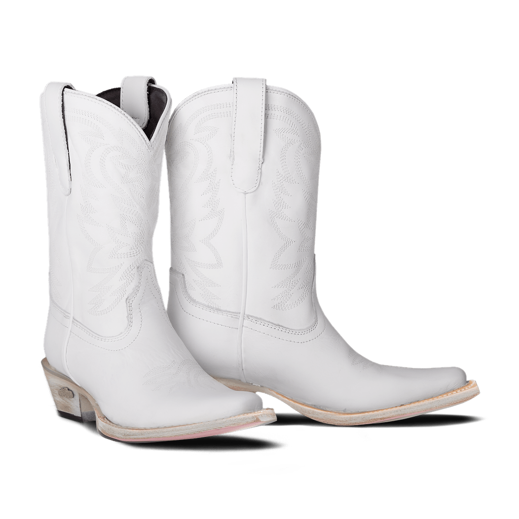 Megan Moroney Lil' Lane Girls Smokeshow Boot - Matte White