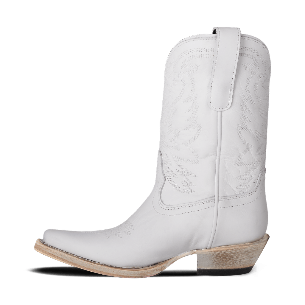 Megan Moroney Lil' Lane Girls Smokeshow Boot - Matte White