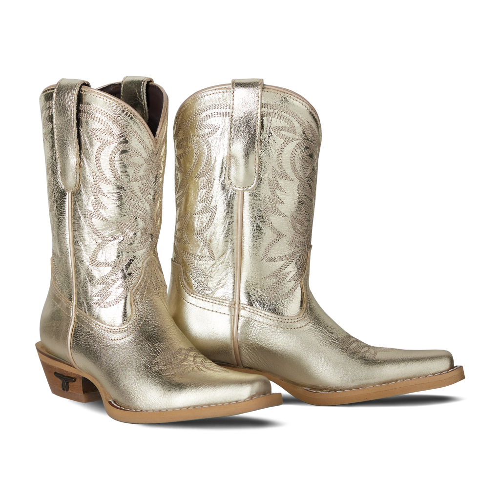 Lil' Lane Smokeshow Boot - Champagne Metallic