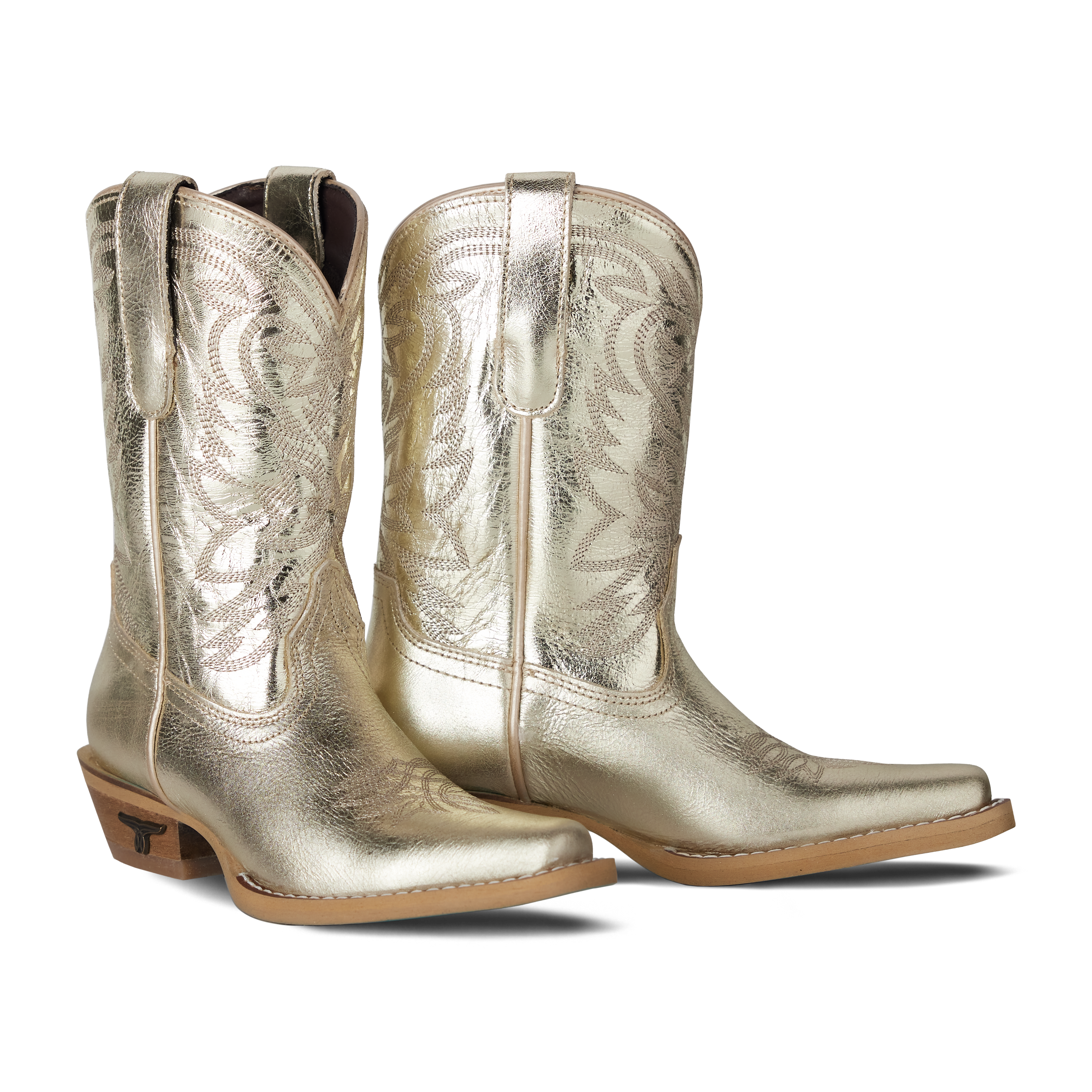 Lil' Lane Smokeshow Boot - Champagne Metallic