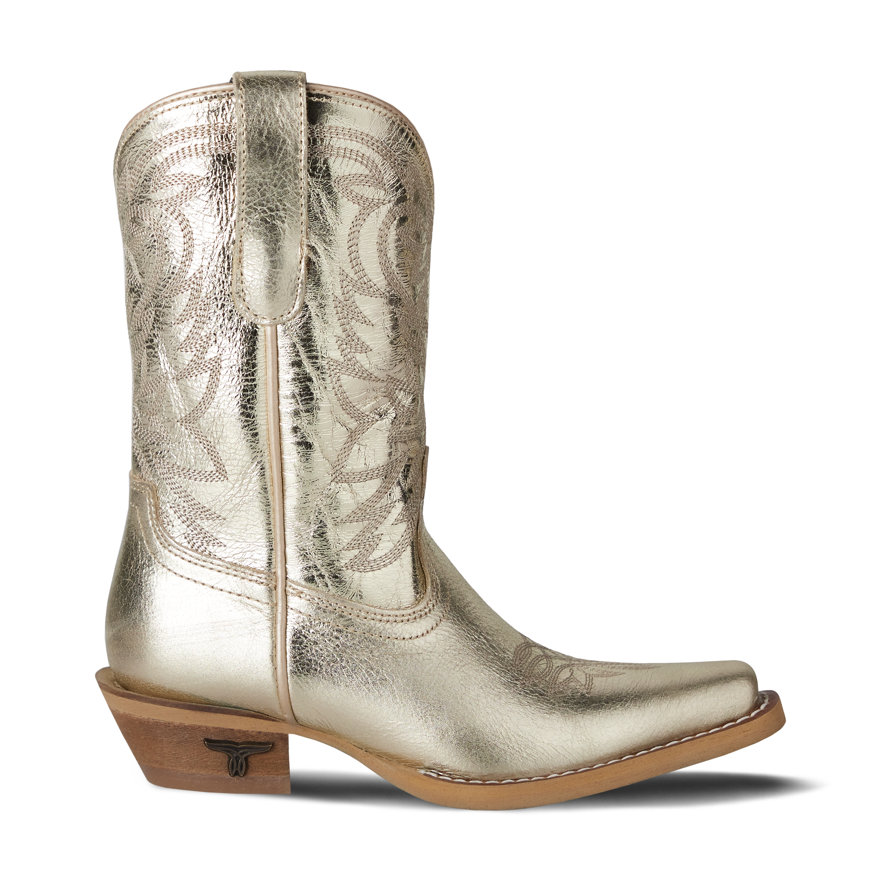 Lil' Lane Smokeshow Boot - Champagne Metallic
