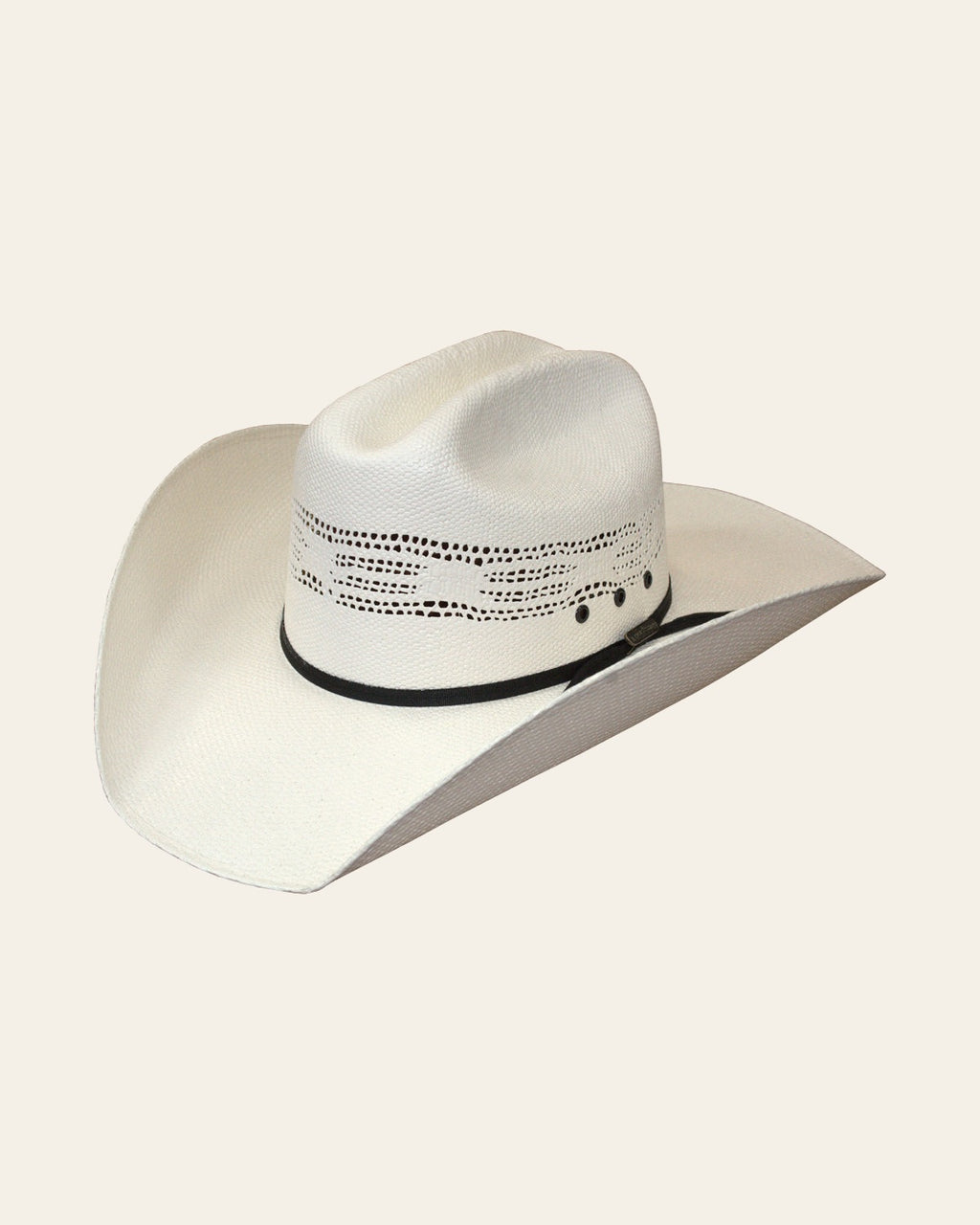 LoneStar Cowboy Hat Bangora Kids Jr. Classic Straw White