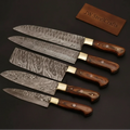 Custom Handmade Chef Knives Damascus Steel blades By JW SteelCrafts