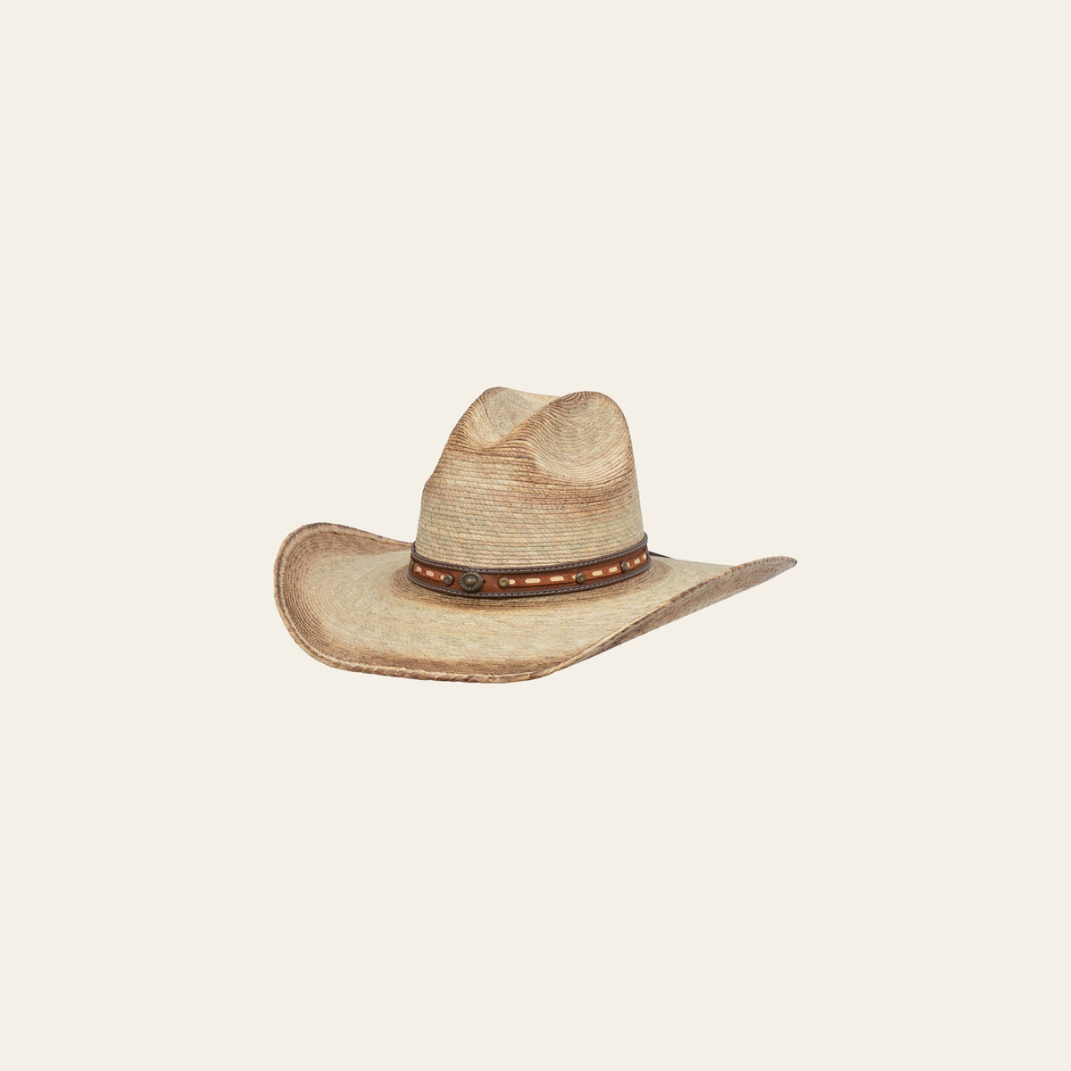 M&F WESTERN Carson Palm Wind Burnished Lightweight Hat Fabric Sweat Band