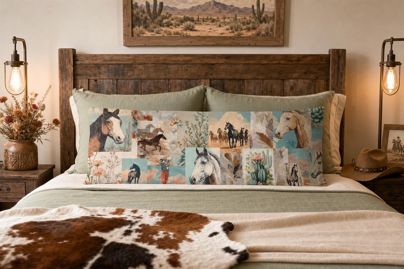 Baha Ranch Bohemian Dreams Western Body Pillow Cover Made in America by Baha Ranch Western Wear - product image 2