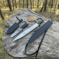 Iron Legion Medieval Dagger Set Hand-Forged Carbon Steel