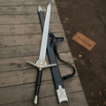 Handcrafted Medieval Longsword Replica with Two-Handed Grip
