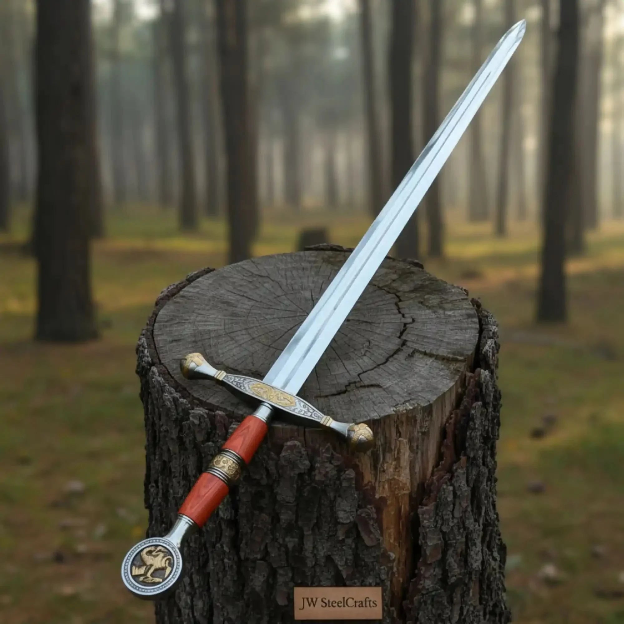 Handmade Medieval Longsword with Ring Pommel