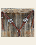Medium Oil Breastcollar #BC145 on a warm cream background