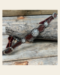 Medium Oil Floral Wither Strap #WS110 on a warm cream background