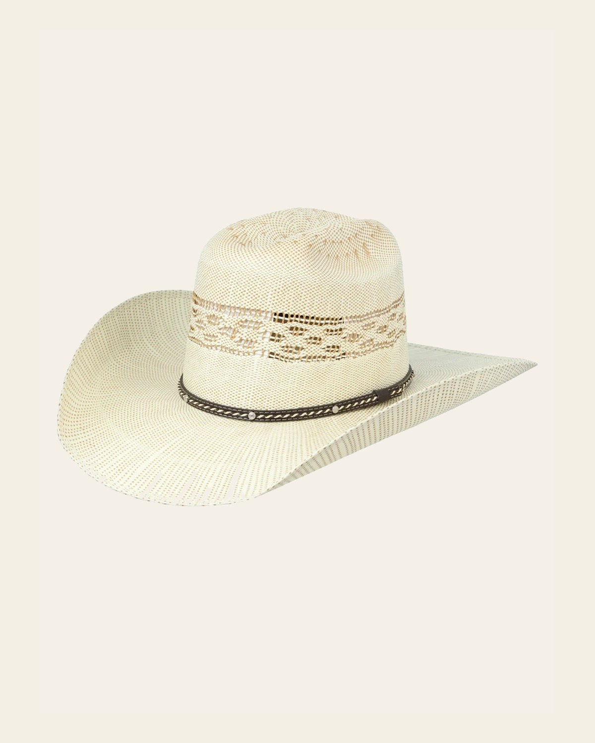 El General 20X Bangora Western Cowboy Hat - Style Ringers 45880 on a warm cream background