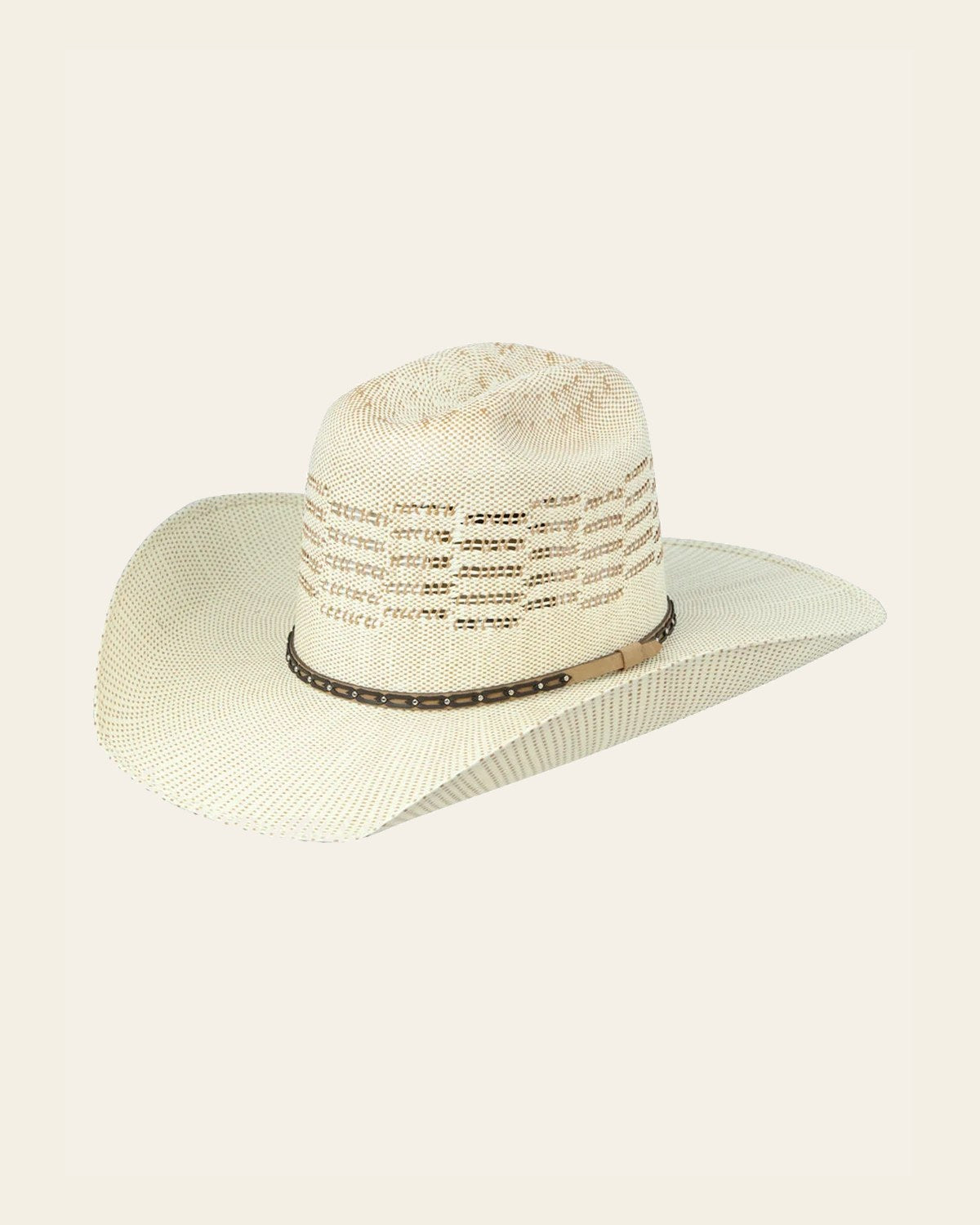 El General 20X Bangora Western Cowboy Hat - Style Ringers 45881 on a warm cream background