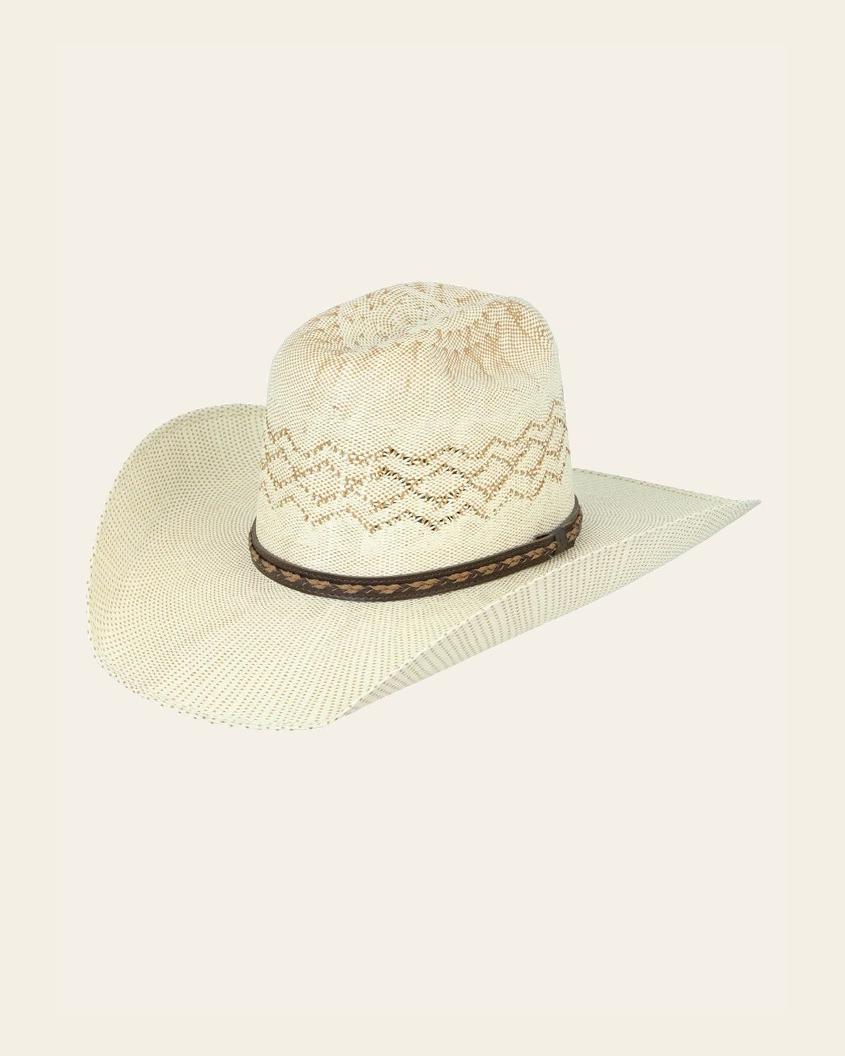 El General 20X Bangora Western Cowboy Hat - Style Ringers 45883 on a warm cream background