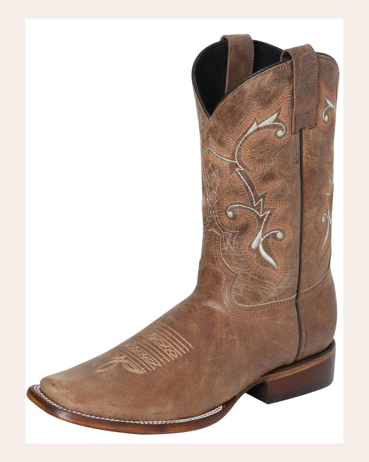 Men’s Rodeo Boot El Señor de los Cielos - Tan 124068 on a warm cream background