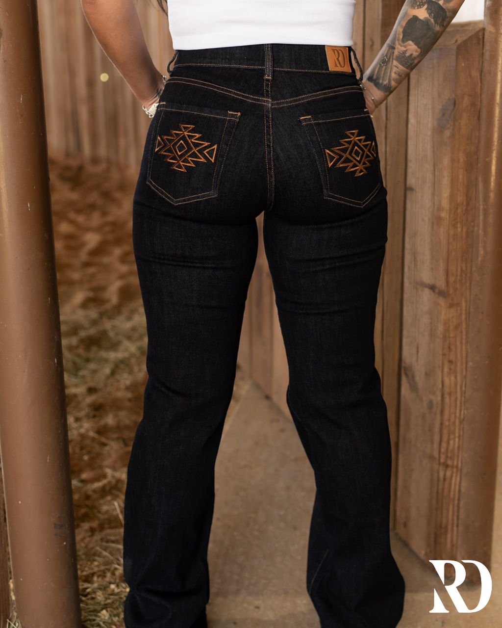 Mia Trouser - Dark Wash