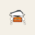 BAR H EQUINE 5 In Mouth 3 Ring Low Port Gag Bit Solid Stainless Steel w/ leather strap | Horse Bits Western Training