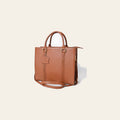 Never Mind Briefcase Genuine Leather Women Bag Western Handbag Purse